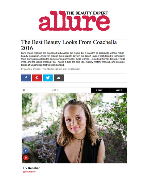 Allure features label.m as a key to some of Coachella's best looks